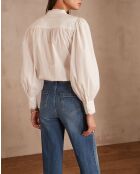 Ecru blouse Peyton Bl Embroidery