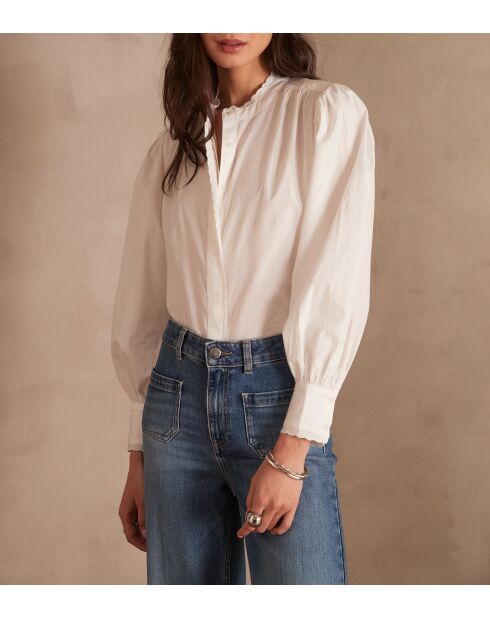 Ecru blouse Peyton Bl Embroidery