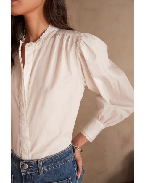 Ecru blouse Peyton Bl Embroidery