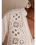 Pauline Bl Embroidery ecru blouse