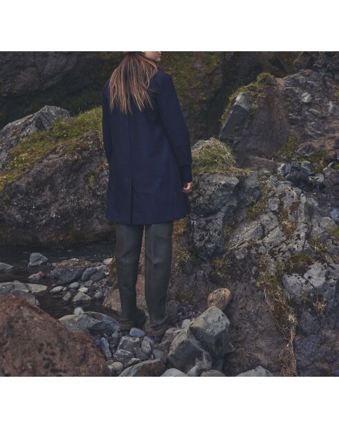 Firmin M marineblauer Mantel