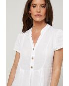 Robe Ysé 100% Lin blanche