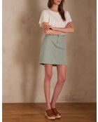 Bonny J Engelse groene gestreepte rok