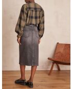 Birdy J Jeansrock mit leichter Melierung