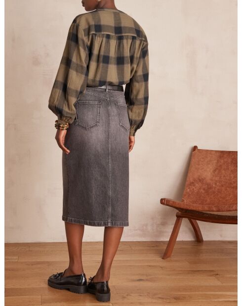 Birdy J Jeansrock mit leichter Melierung