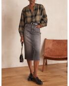 Birdy J Jeansrock mit leichter Melierung