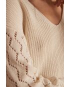 Maglione crema Letizia