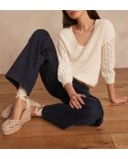 Maglione crema Letizia