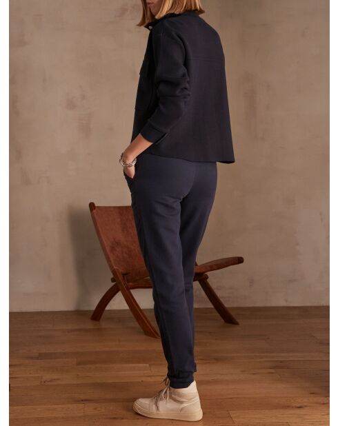 Sabil P Hose Overdyed marineblau