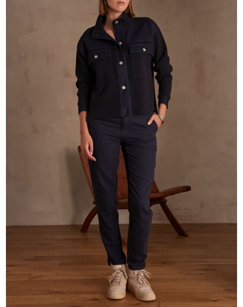 Sabil P Hose Overdyed marineblau