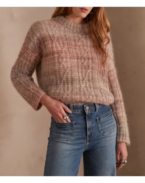 Blassmalvenfarbener Savana-Pullover