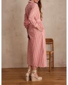 Rode gestreepte jurk Lois R