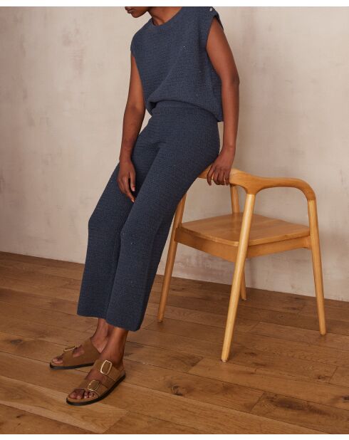 Brandon P Charcoal gebreide broek