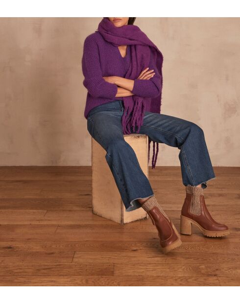 Maglione viola Ashley