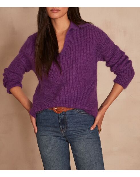 Maglione viola Ashley