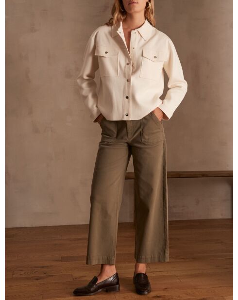 Selyna Overdyed kaki broek