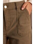 Selyna Overdyed kaki broek