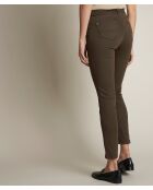 Suzy Slim Lg Casual kaki broek