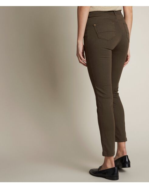 Suzy Slim Lg Casual kaki broek