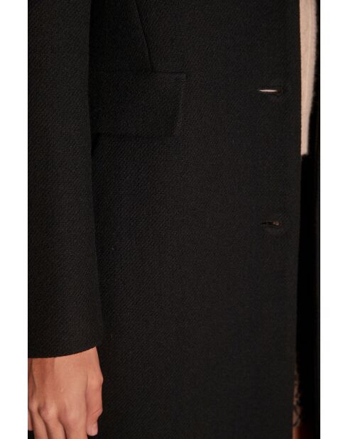 Anabelle M schwarzer Mantel