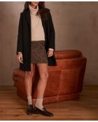 Anabelle M schwarzer Mantel