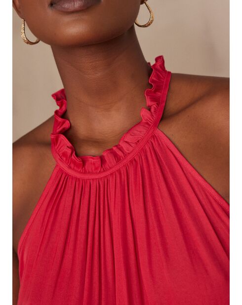 Top Pilar Top Satin H fuchsia clair