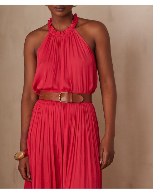 Top Pilar Top Satin H fuchsia clair