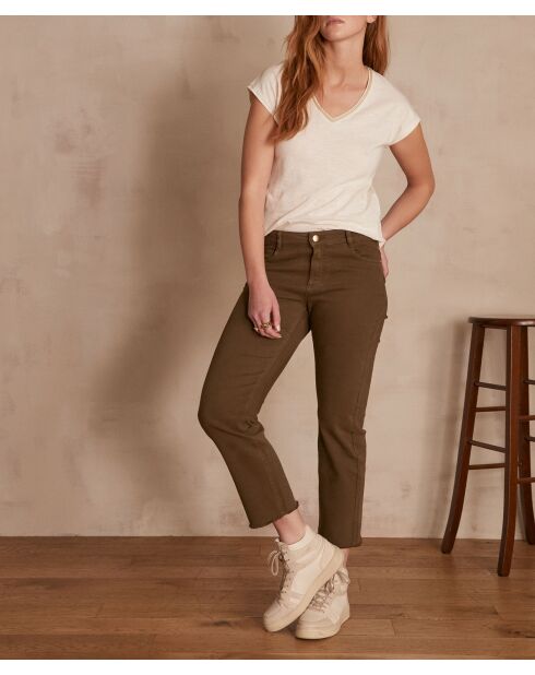 Gedroogde broek met bladeren van Patience