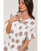 Robe Yara 100% Lin blanche