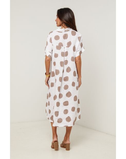 Robe Yara 100% Lin blanche