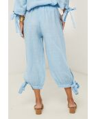 Pantalon Ilona 100% Lin ciel
