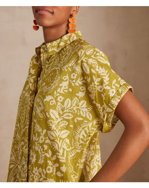 Abito Louisiana R Imp ocra