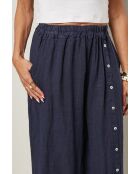 Pantalon Livia 100% Lin marine