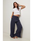 Pantalon Livia 100% Lin marine