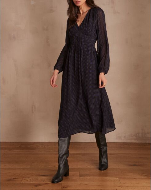 Robe Lauriane R Imp marine