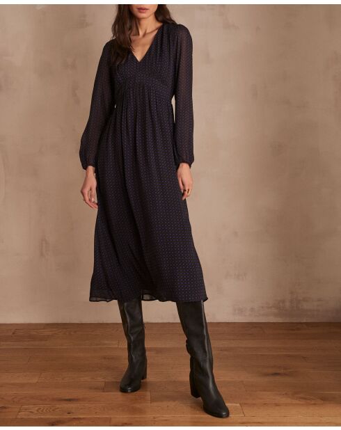 Robe Lauriane R Imp marine