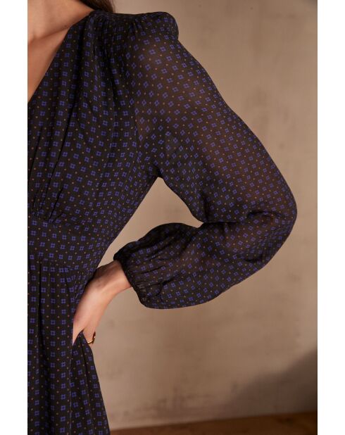 Robe Lauriane R Imp marine