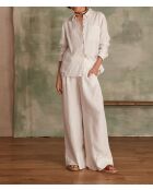 Prince P Linen witte broek