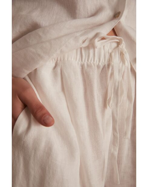 Prince P Linen witte broek