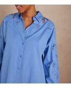 Merry R Lavender Besticktes Kleid