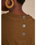 Axel R Jersey kaki gebreide jurk