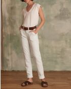 Nalla P-Hose Leicht smaragdgrün überfärbt