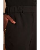 Sabil P Crepe schwarze Hose