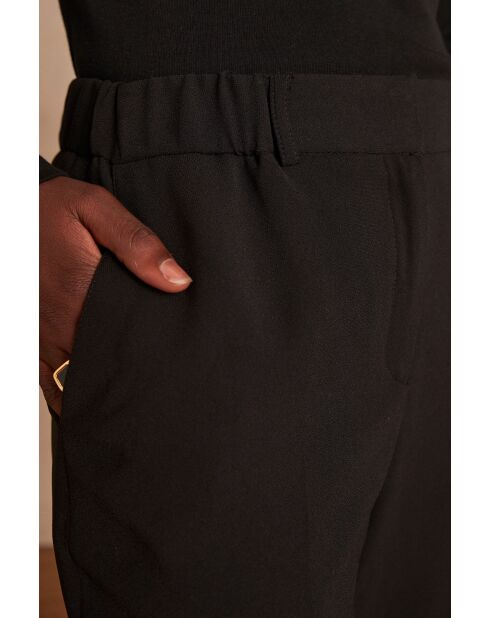 Sabil P Crepe schwarze Hose