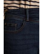 Vivien cropped donkere indigobroek