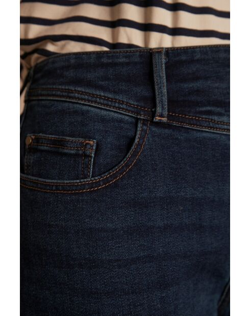 Vivien cropped donkere indigobroek