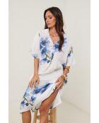 Robe Kalista 100% Lin blanche