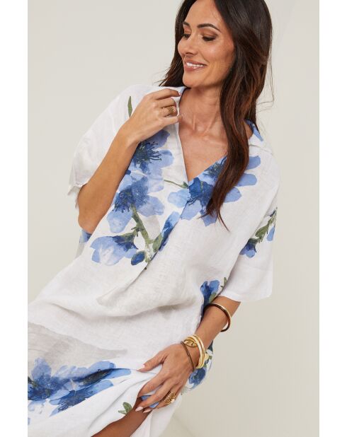 Robe Kalista 100% Lin blanche