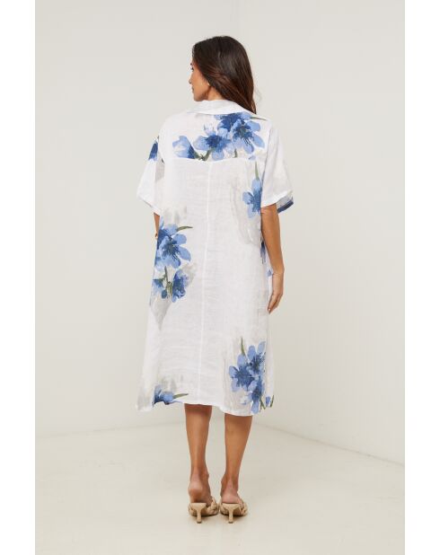 Robe Kalista 100% Lin blanche