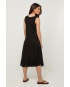 Robe Myrtille 100% Lin noire